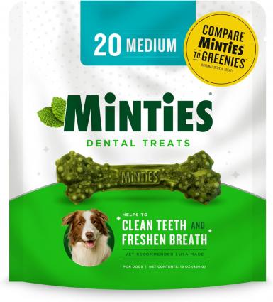 MINTIES ORIGINAL MED/LARGE 20PK