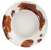 COWHIDE MELAMINE BOWL