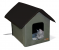 HEATED OUTDOOR KITTY HOUSE OLIVE