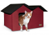 HEATED OUTDOOR KITTY EXHOUSE RED