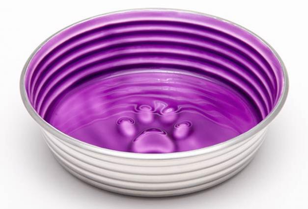 SS CERAMIC INTER BOWL LILAC LG