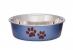 PAWS AND BONES BOWL BLUEBERRY LG