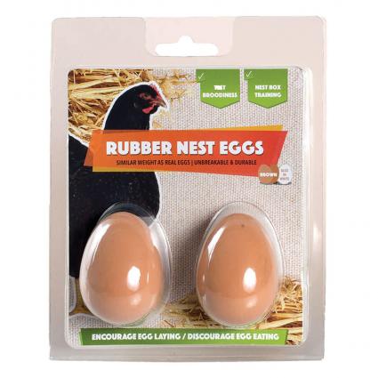 RUBBER EGGS 2PK