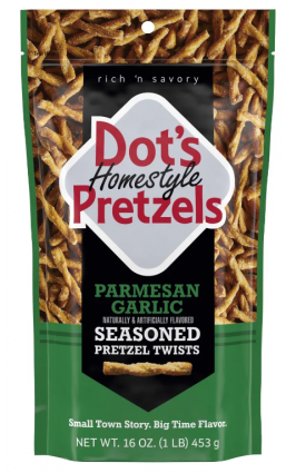 DOT'S GARLIC PARM PRETZEL 16OZ