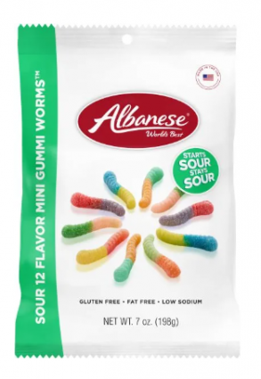 7OZ MINI SOUR WORMS