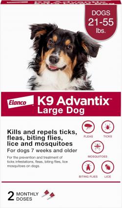 K9 ADVANTIX LARGE DOG 2 PACK