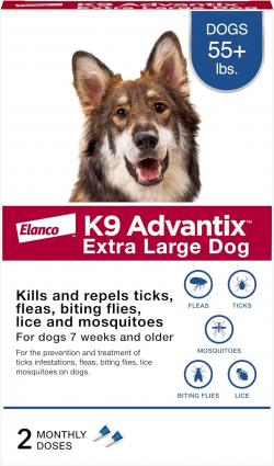 K9 ADVANTIX XLARGE DOG 2 PACK