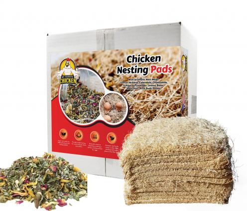 CHICKEN NEST PADS W/HERBS 10PK