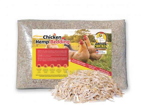 HEMP CHICKEN COOP BEDDING 1CU FT