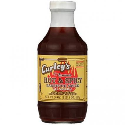 CURLEYS HOT & SPICY BBQ SAUCE