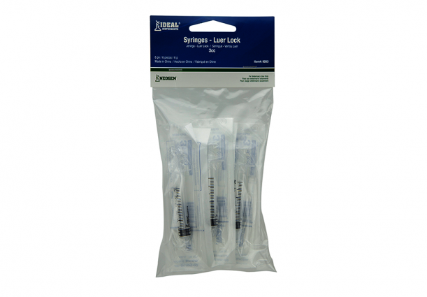 SYRINGE 3CC LUER LOCK 6 PACK