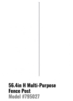 MULTIPURPOSE FENCE POST 56"H