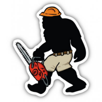 LUMBERJACK SASQUATCH STICKER