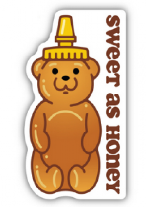 SWEET AS HONEY STICKER