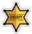 SHERIFF BADGE STICKER