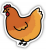 CHICKEN STICKER