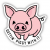 GETTING PIGGY WITH IT STICKER