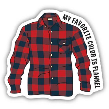 PLAID FLANNEL STICKER