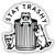 STAY TRASHY RACCOONS STICKER