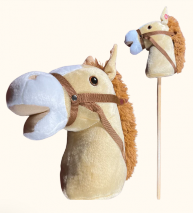 STICK PONY WITH SOUND - PALOMINO