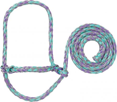 ROPE SHEEP HALTER GRAY/LAV/MINT