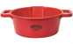 FEED PAN W/HANDLES RED