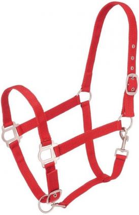 TOUGH 1 NYLON HALTER RED