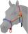 TOUGH 1 MINI ROPE HALTER RAINBOW