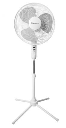 16" OSCIL PEDESTAL FAN WHT