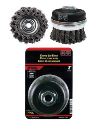 PRO KNOT CUP BRUSH 3" X 5/8-11