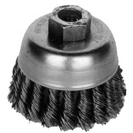 KNOT CUP BRUSH 2-3/4"  X 5/8-11