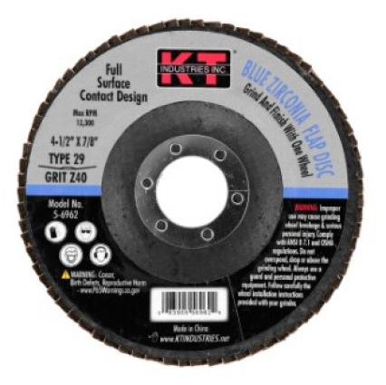 FLAP DISC T29 BZ 40G 4.5" X 7/8"