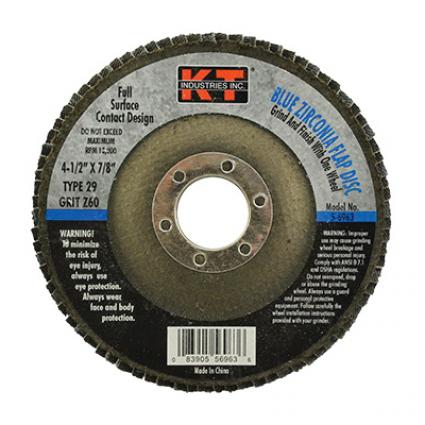 FLAP DISC T29 BZ 60G 4.5" X 7/8"