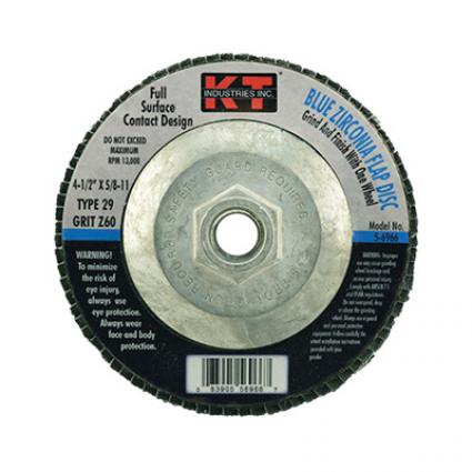 FLAP DISC T29 BZ 40G 4.5X5/8-11