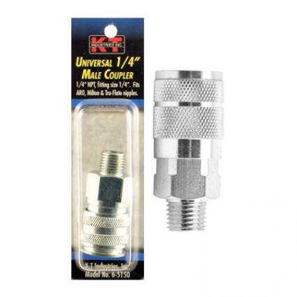 UNIV. 1/4" M NPT 1/4" COUPLER