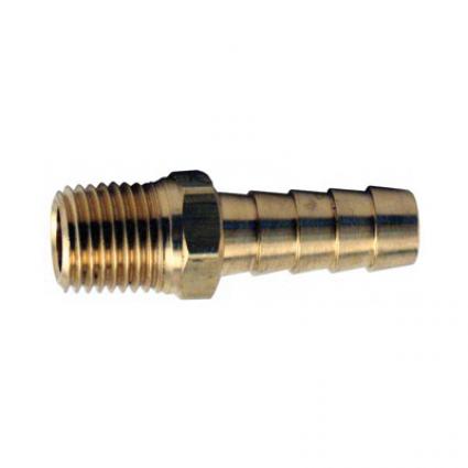 HOSE END 1/4" M NPT X 3/8" BARB