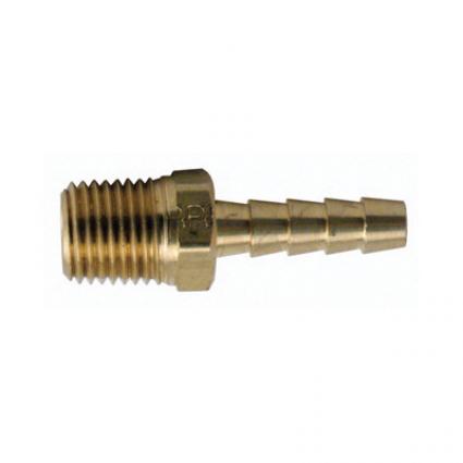 HOSE END 1/4" M NPT X 1/4" BARB