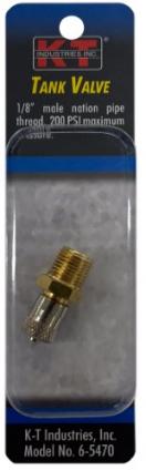 TANK VALVE 1/8" NPT