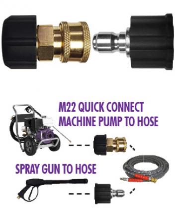 2PC QUICK CONNECT KIT FOR 6-7130