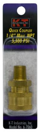 QUICK COUPLER 1/4"M NPT 5500 PSI