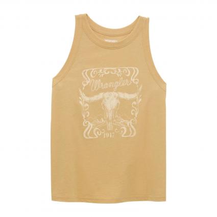 RETRO TANK STEER SKULL TAN