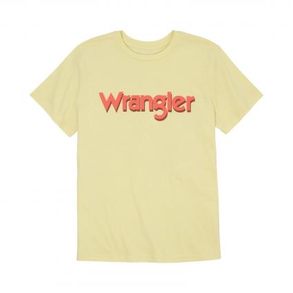 WRANGLER SS LOGO TEE YELLOW