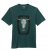 BOYS SS LONG LIVE SKULL TEE MOSS