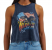 RETRO FESTIVAL EAGLE TANK BLACK