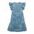 GIRLS DENIM DRESS PAISLEY