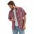 RETRO SS PLAID SHIRT BURGANDY