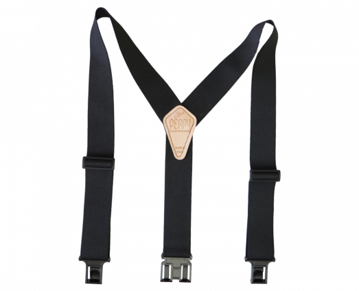 2"  BLACK BIG&TALL SUSPENDERS