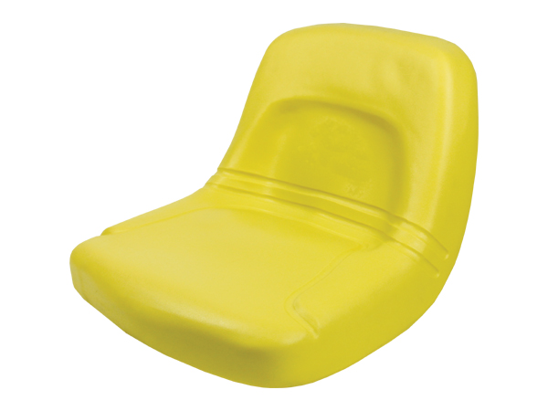 HIGH-BACK STEEL PAN SEAT YELLOW