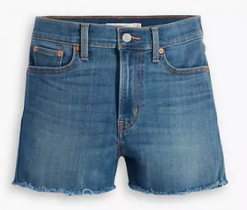 LEVI HR SHORT DARK INDIGO WORN