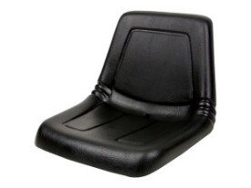 DELUXE HIGH-BACK SEAT, BLACK